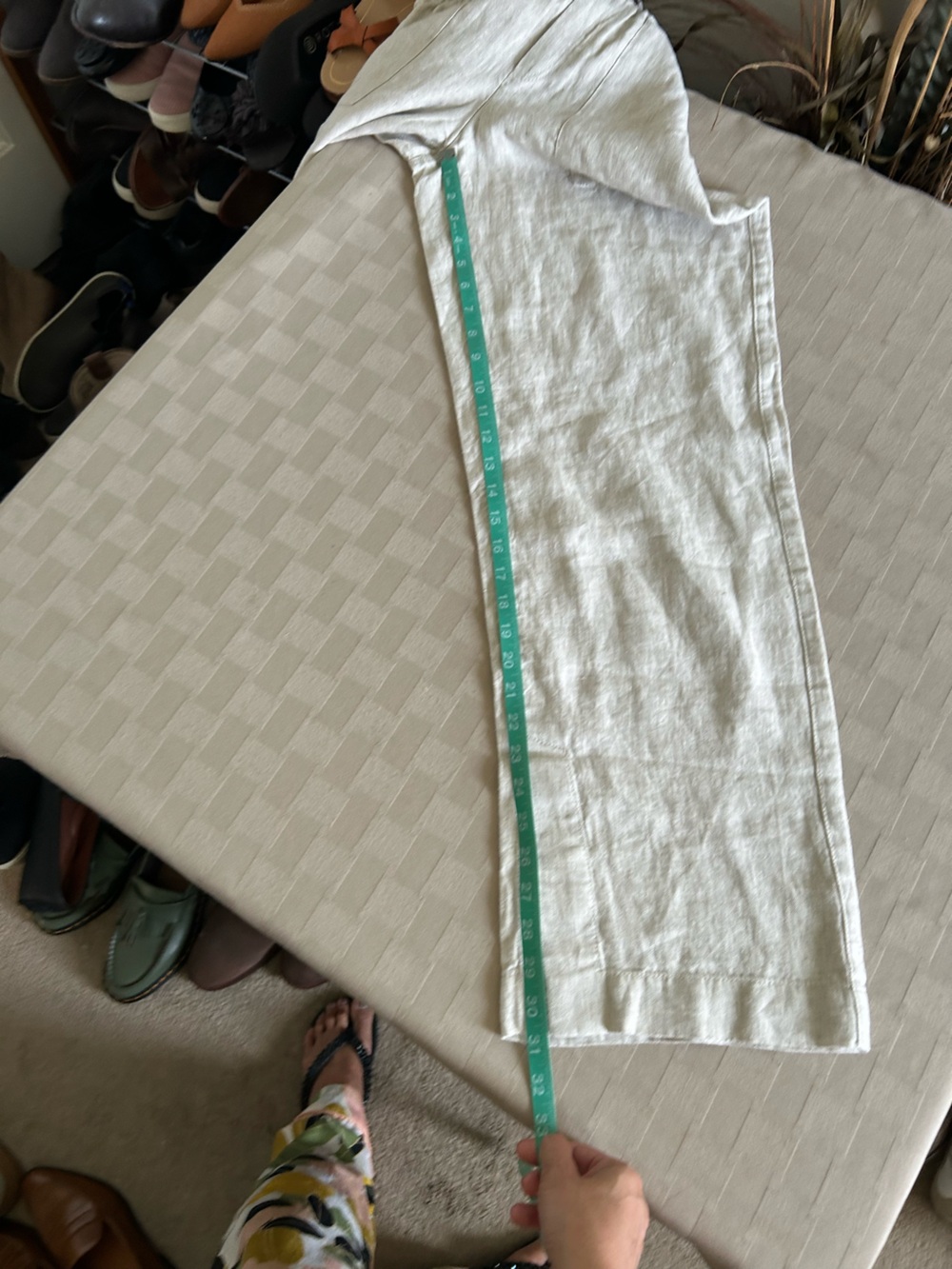 Athleta Retreat Linen Wide Leg Pant - Picture 14 of 15